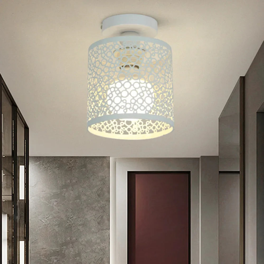 Plafonnier en Fer au Design Moderne Rétro