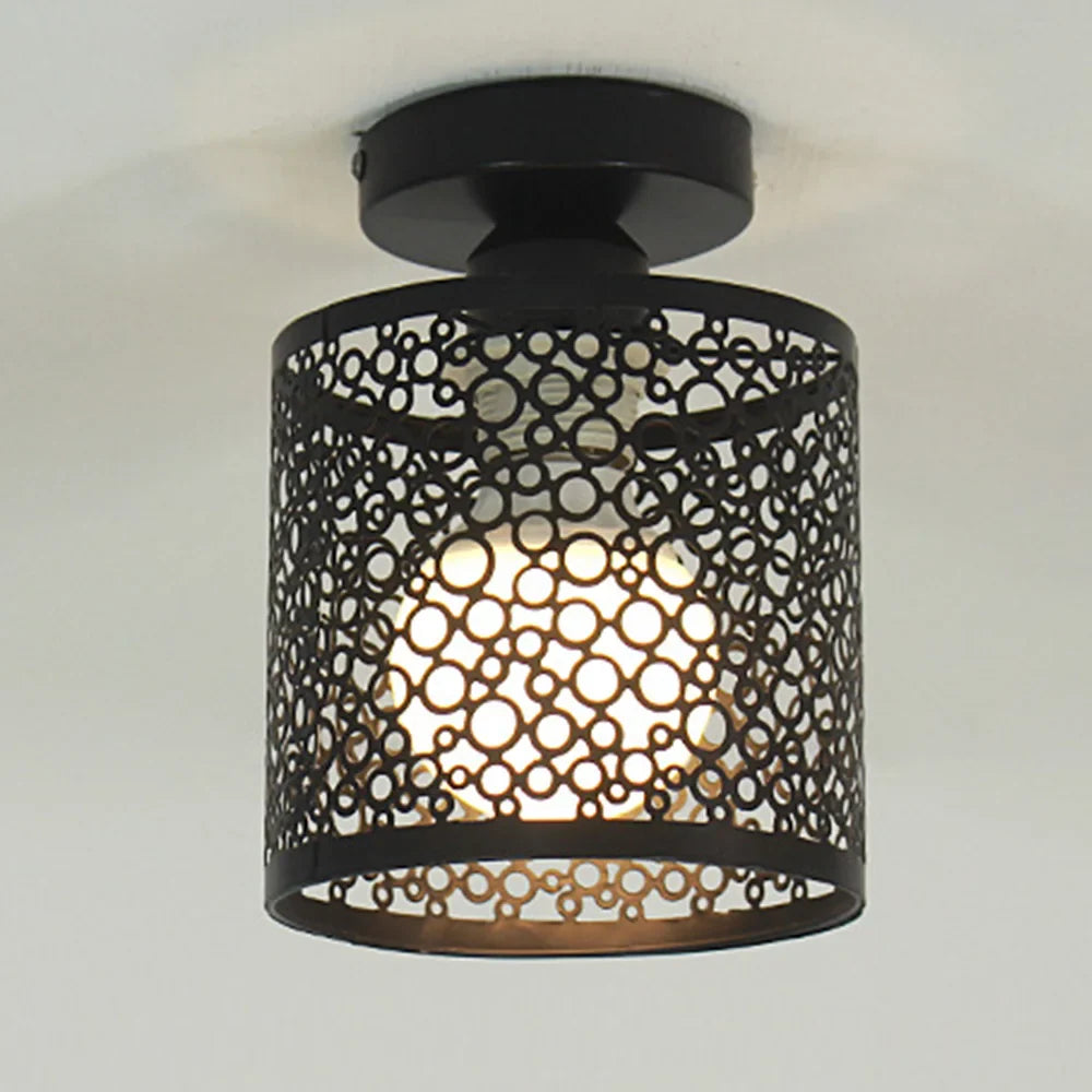 Plafonnier en Fer au Design Moderne Rétro