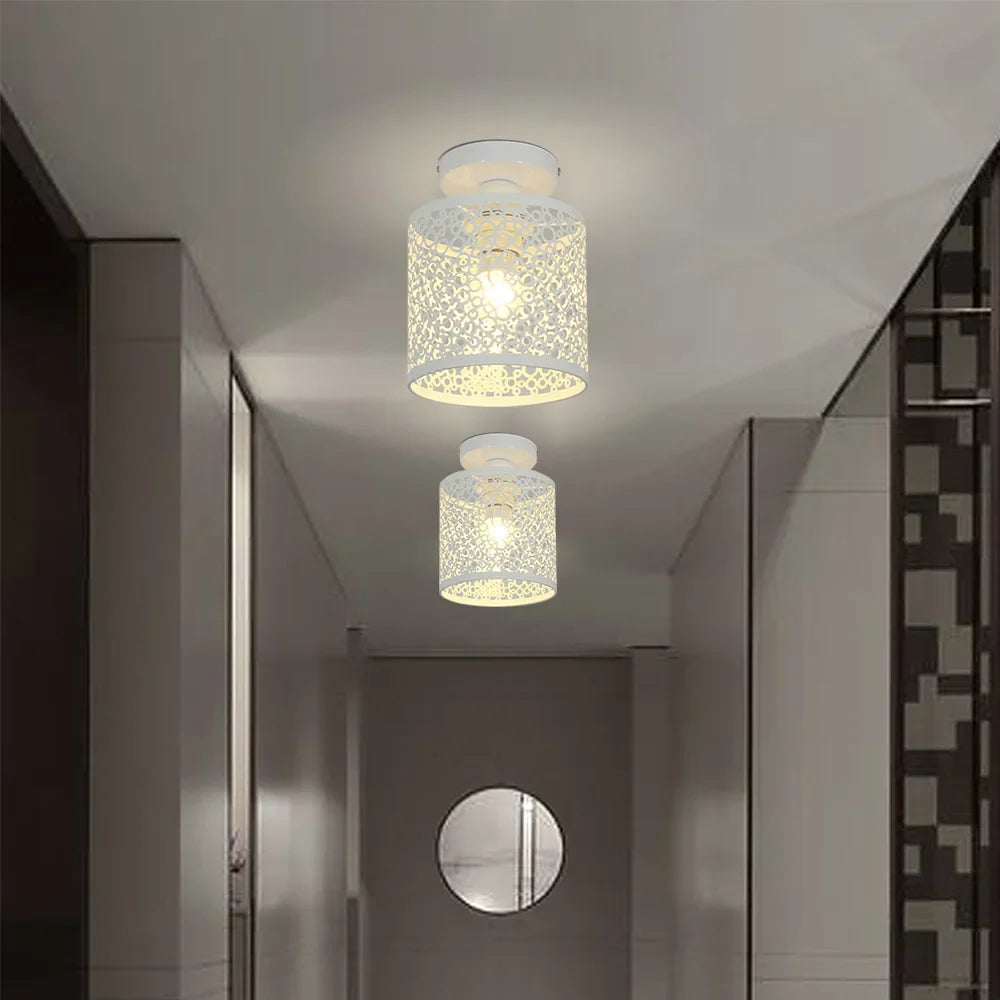 Plafonnier en Fer au Design Moderne Rétro