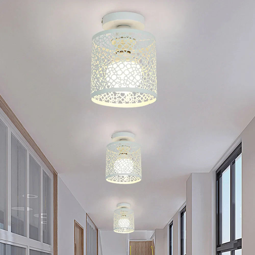 Plafonnier en Fer au Design Moderne Rétro