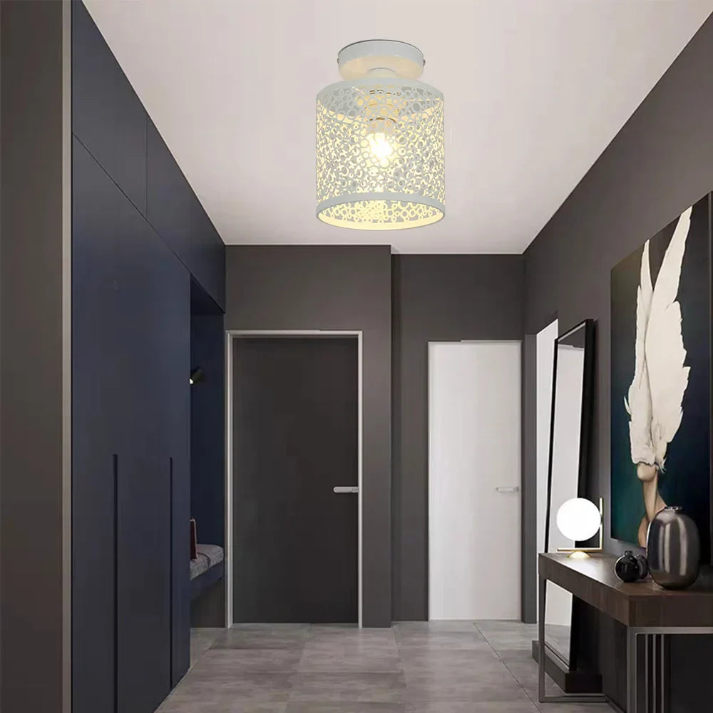 Plafonnier en Fer au Design Moderne Rétro